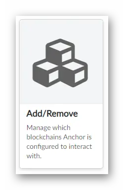 Add blockchains