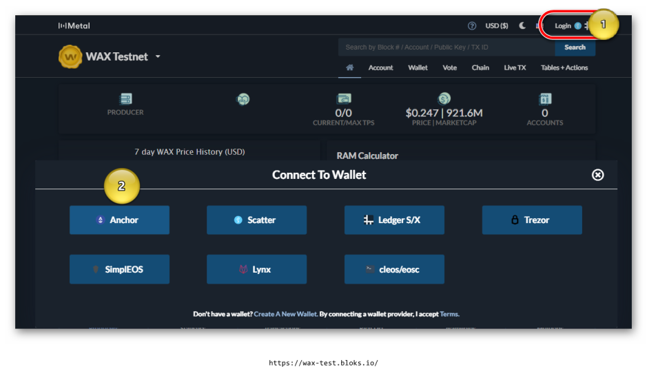 Anchor Wallet Login