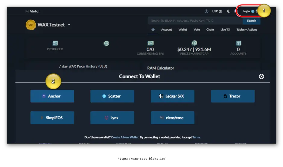Anchor Wallet Login
