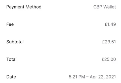 Coinbase fees