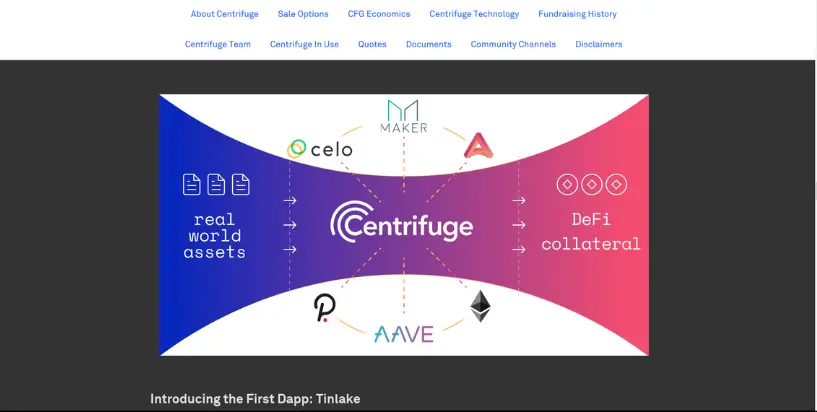 Centrifuge token sale on Coinlist