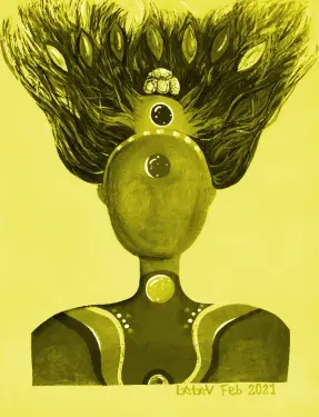 NFTArtMuseum Aeternum Yellow