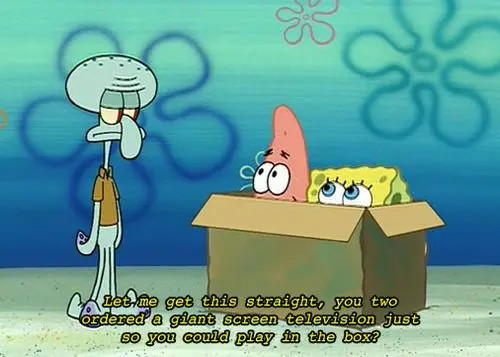 Squidward Idiot Box