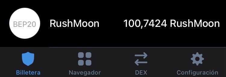 rushmoon tokens over trustwallet