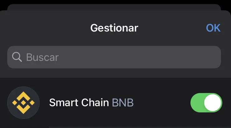 enable BNBSC