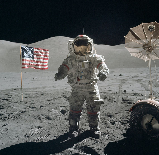 Astronaut on the Moon