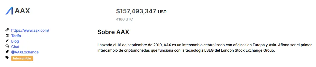 AAX exchange