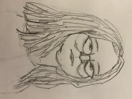 Portrait of Sandra - pencil