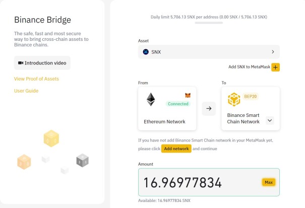 Binance bridge