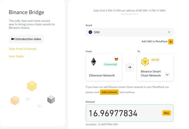 Binance bridge
