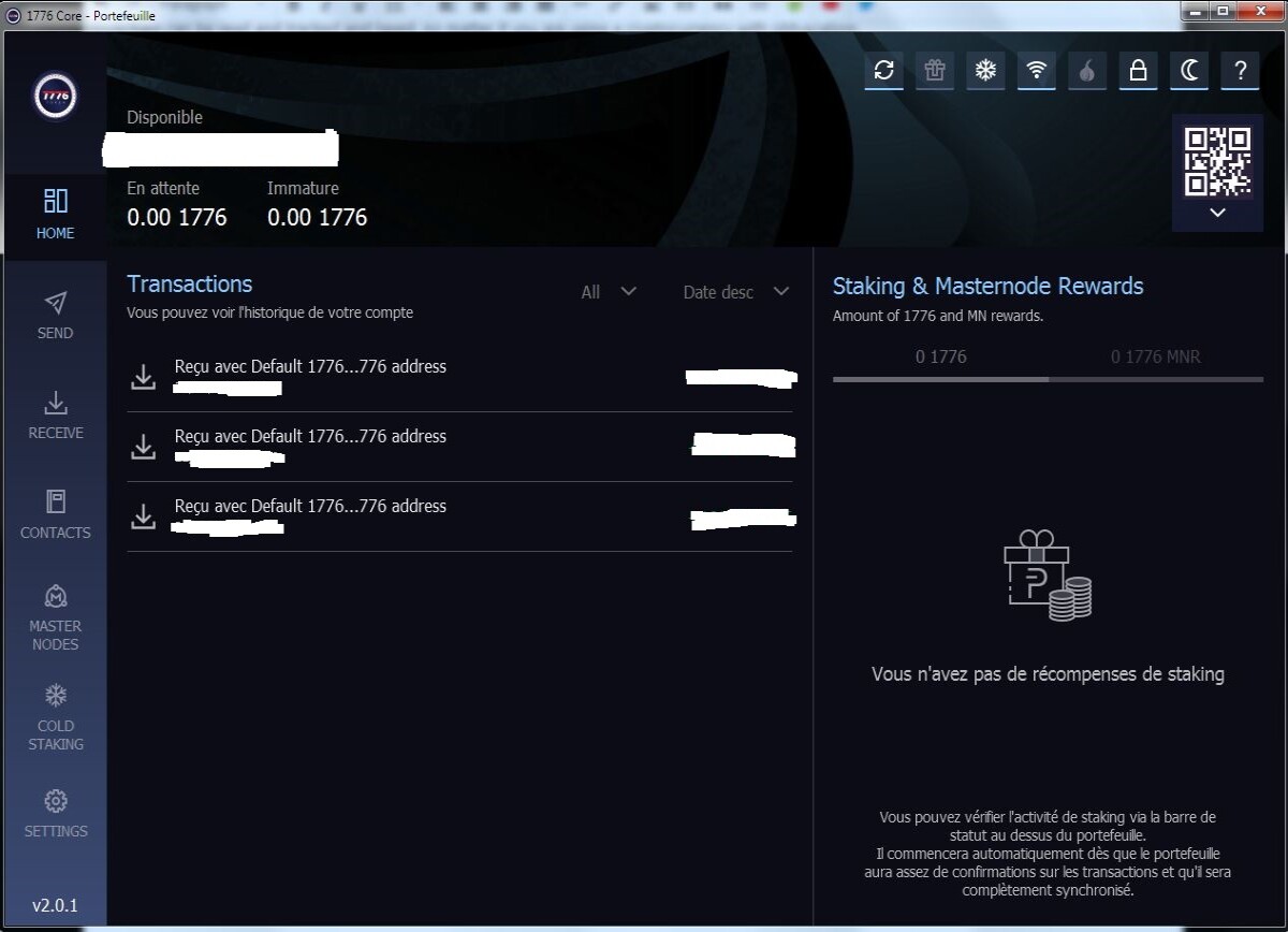 1776 wallet dashboard