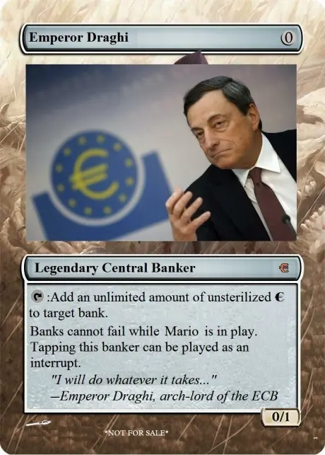 Mario Draghi - Head of the ECB (2014 photo)