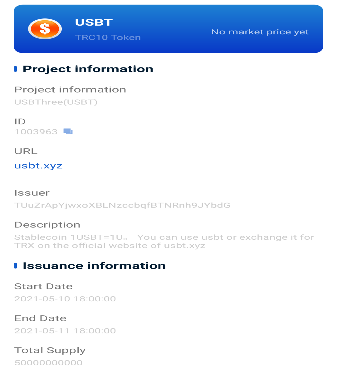 Scam USBT