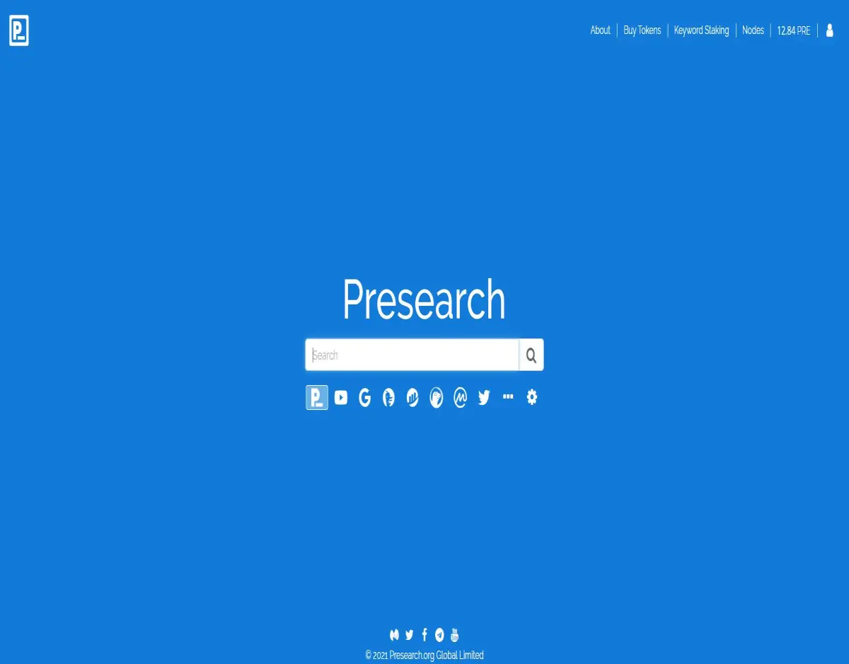 The presearch browser works just like Google, but pays you for your searches!