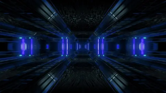 cyberpunk hall