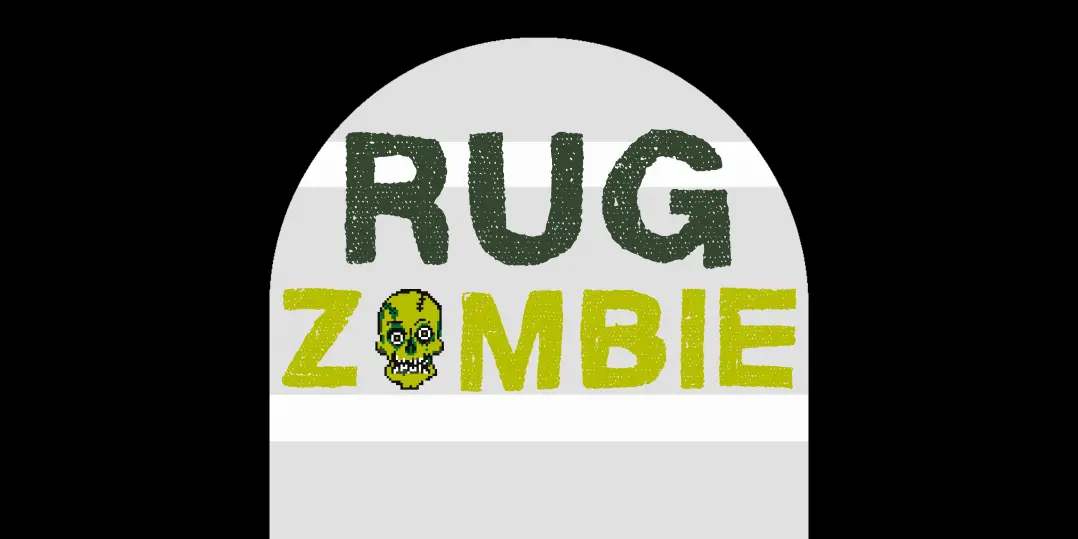 Rug Zombie Tombstone