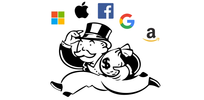 big business monopoly stock photo