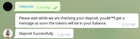 RaindropBOT deposit command