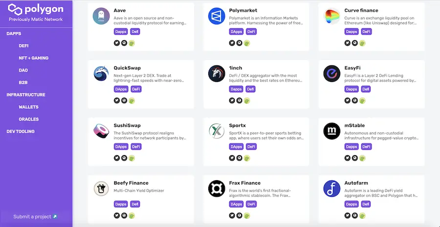 polygon, blockchain,dapps