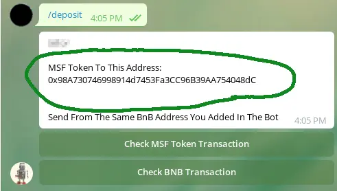 Raindrop BOT wallet address