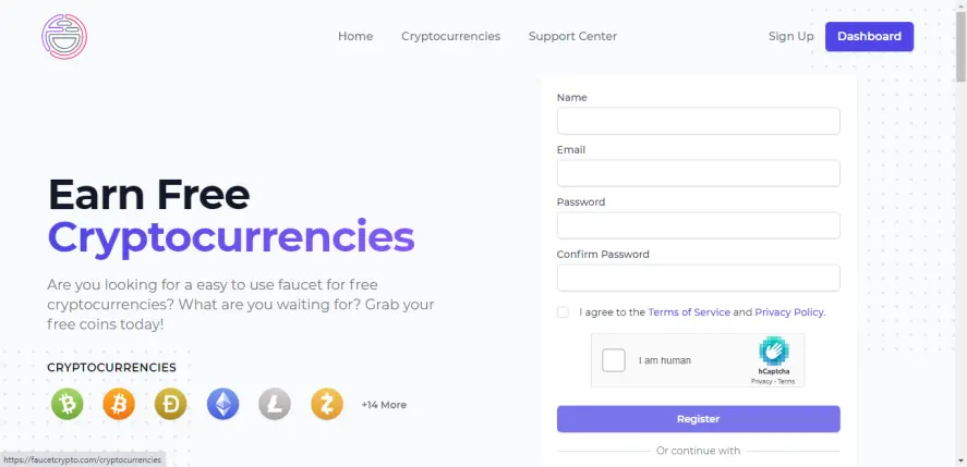 Faucet Crypto