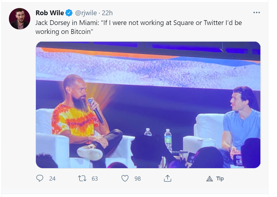 jack dorsey square bitcoin