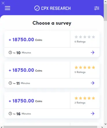 cpx surveys