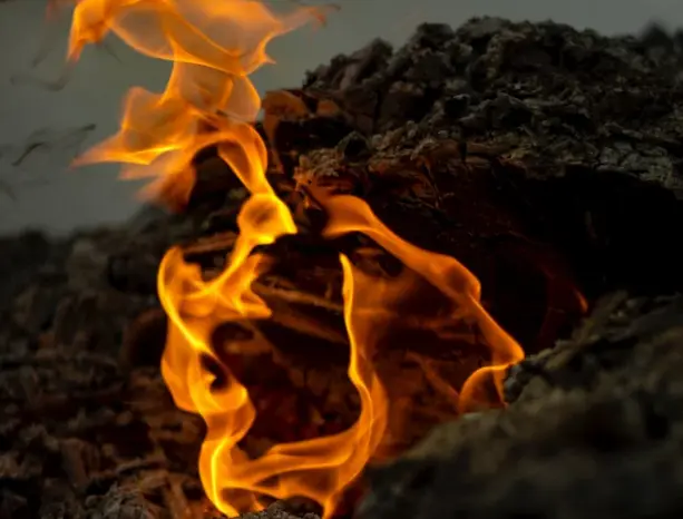 Fire representation of power.