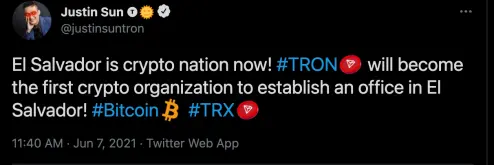 Tron in El Salvador
