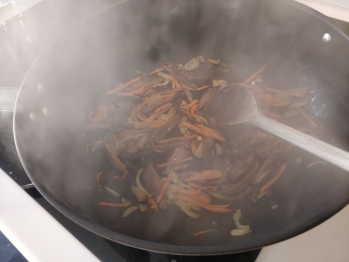 stir fry mushrooms