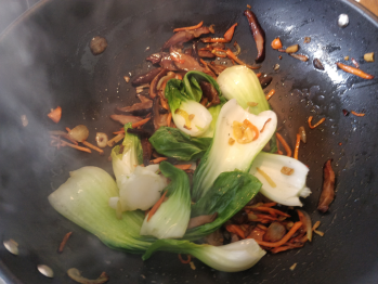 stir fry bok choy