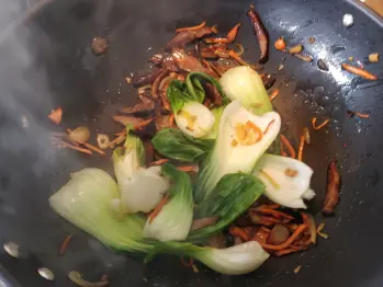 stir fry bok choy