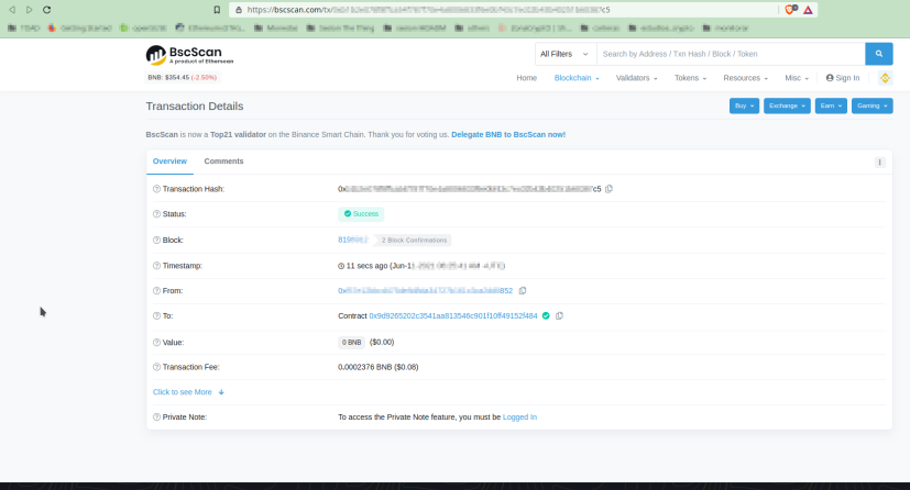 HolderAirdropClaim Transaction