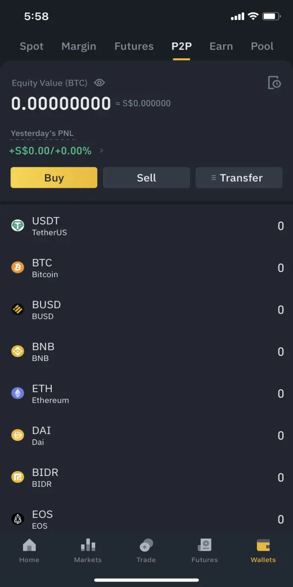Wallet P2P