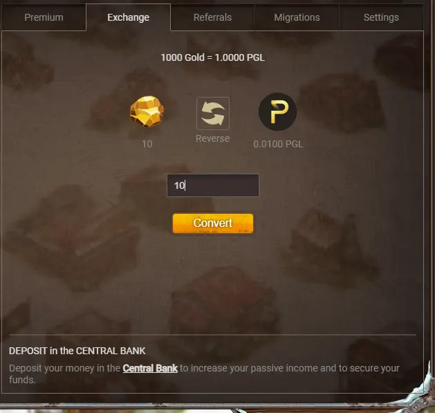 Prospectors exchange