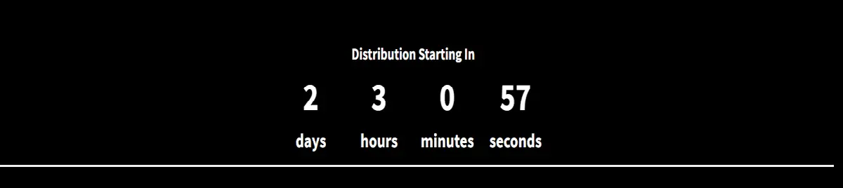 Ethereum distribution counter