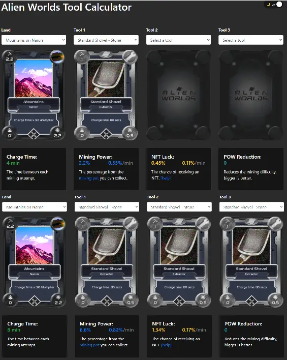 total mining power, mining power per minute & NFT chances all increase!
