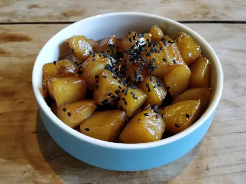 soy glazed potatoes