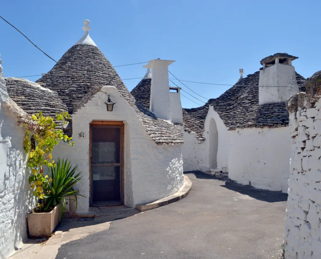 Alberobello town street