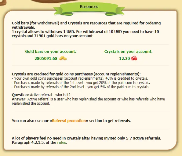 Resources Rules - THE CATCH