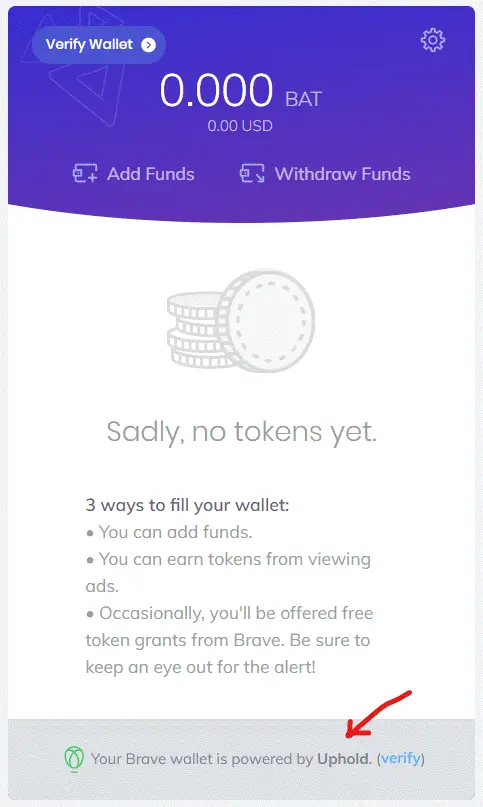 uphold wallet