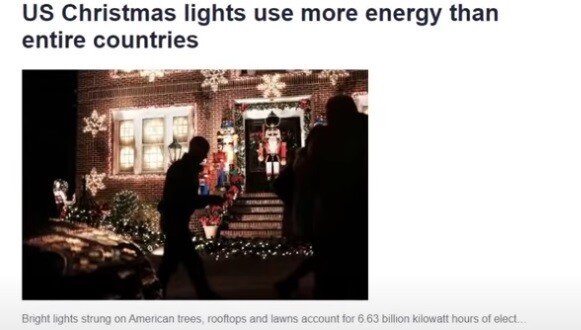 Christmas lights