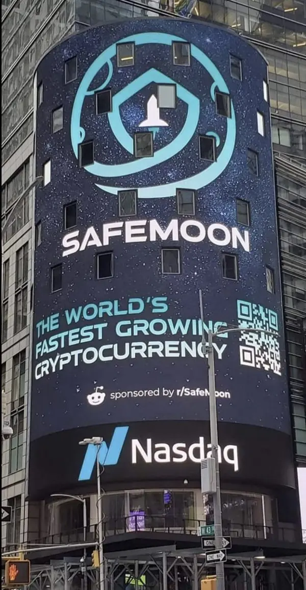 Nasdaq MarketSite New York | Source Twitter