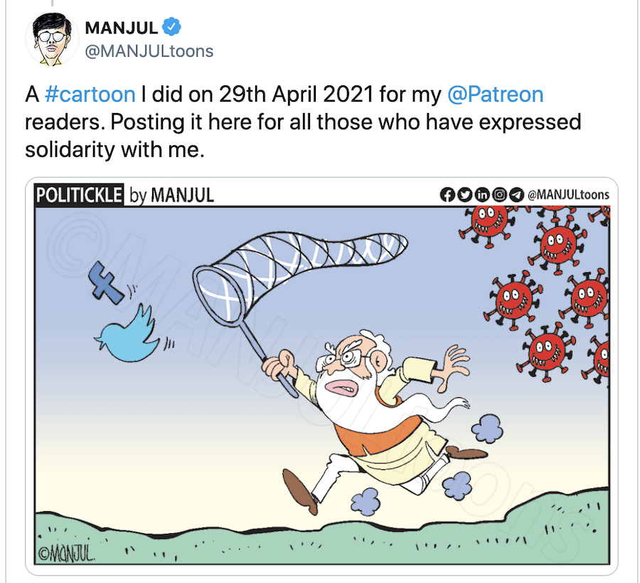 twitter, social media, india, politics, cartoon