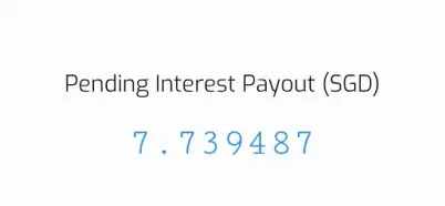 Money growing in real time