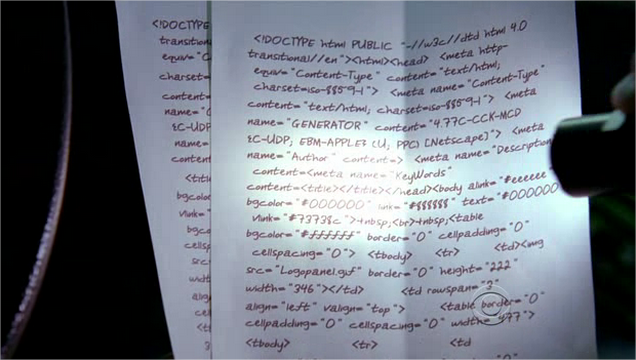 Código HTML CSI