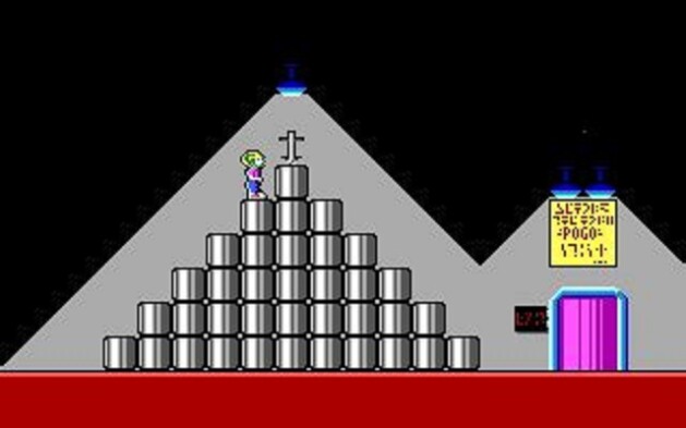 Commander Keen - The Pogo Stick pyramid