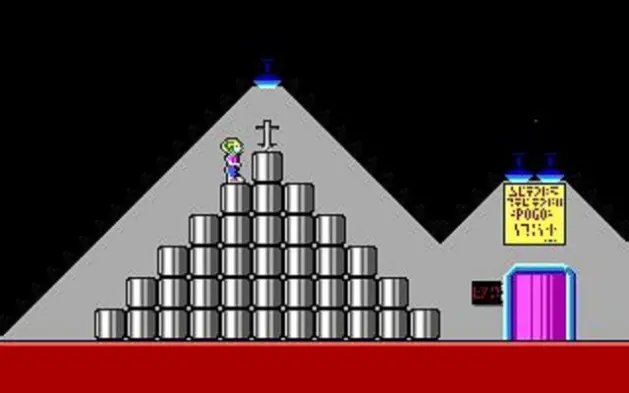Commander Keen - The Pogo Stick pyramid