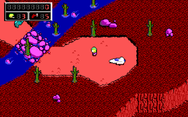 Commander Keen Episode VI - The map interface