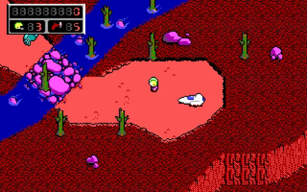 Commander Keen Episode VI - The map interface